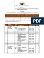 PSC ADVERT - EDUCATION - TVET - February 2019 Final 2