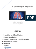 The Descriptive Epidemiology of Lung Cancer
