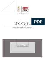 Tercer Semestre. - Guía Didáctica Del Estudiante. - Biología I