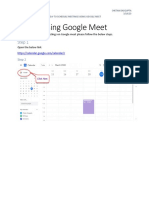 How to schedule google meetings
