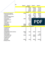 Income Statement: End of Worksheet