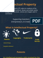 Intellectual Property: Supporting Inventors, Entrepreneurs, & Creators