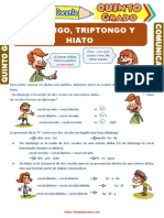 Triptongo, Diptongo, Hiato N°2 PDF