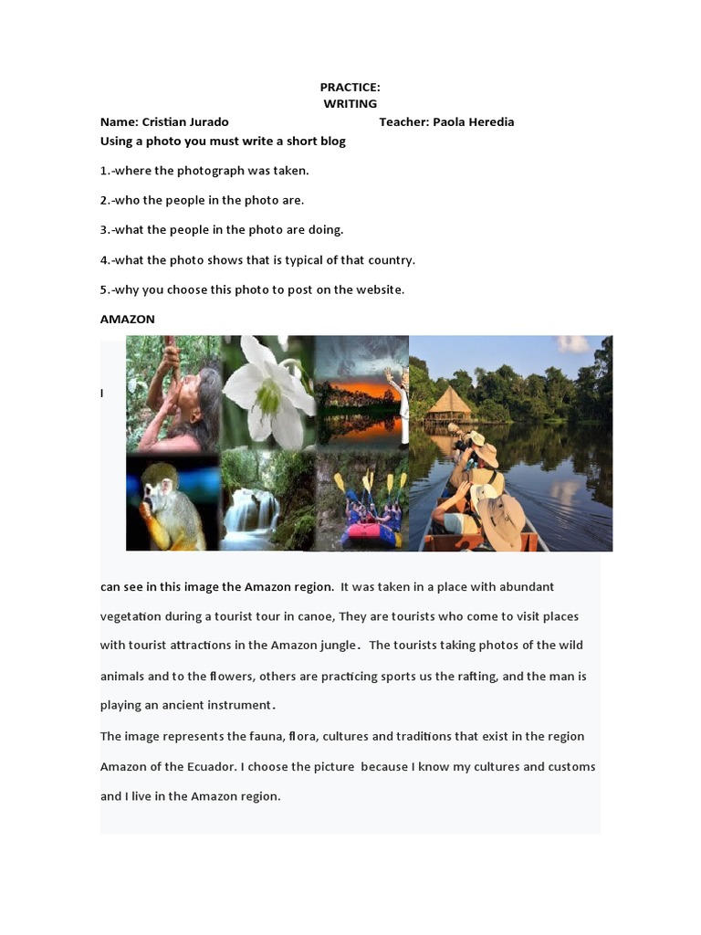 Amazon Tourists and Traditions | PDF