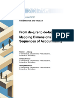 From De-Jure To De-Facto: Mapping Dimensions and Sequences of Accountability