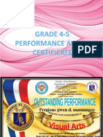 Award Cert - Conduct GRADE 4-5 GUCAB 2019-2020