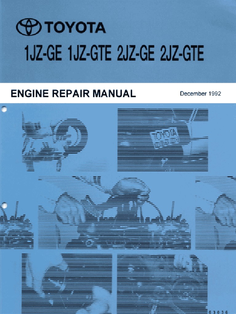 トヨタ 1JZ-GE 1JZ-GTE エンジン修理書