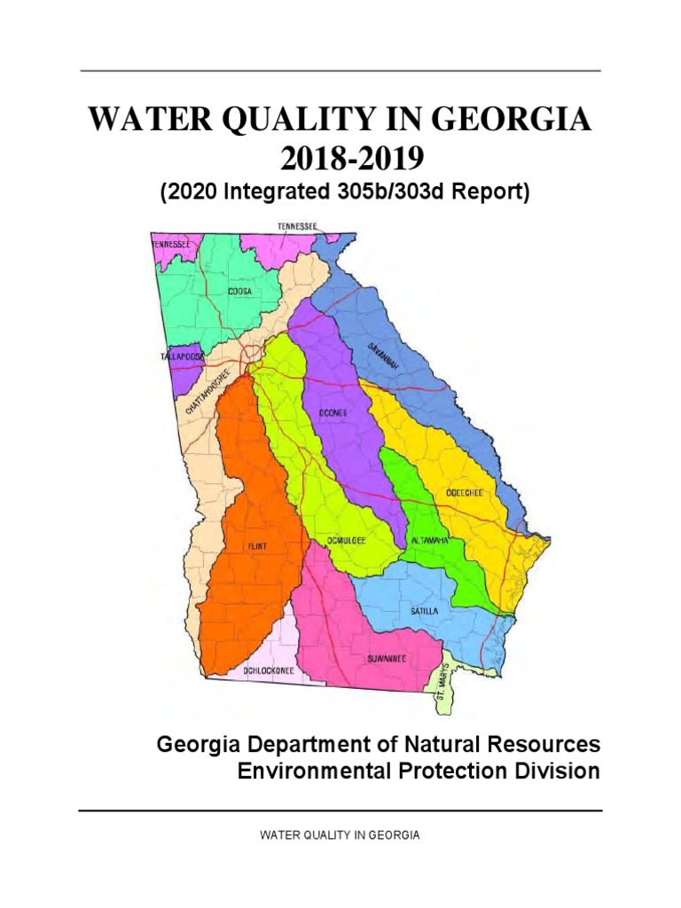 Assessment of Surface Water Quality in 20182019 PDF Water Pollution Clean Water Act