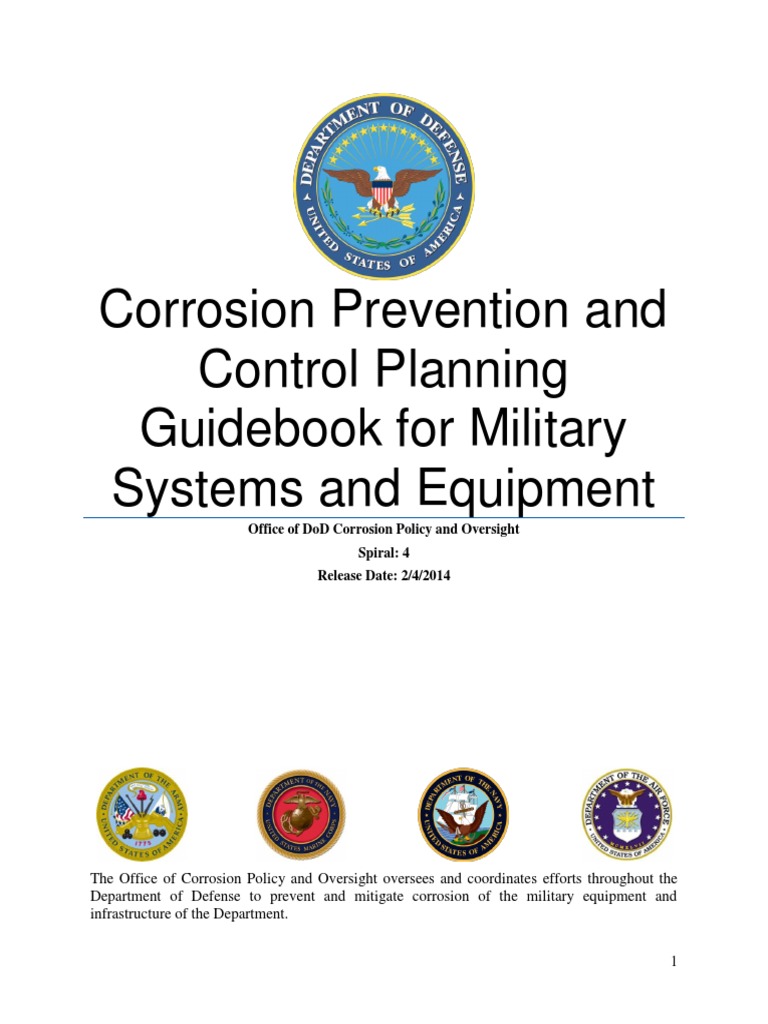 Corrosion Prevention and Control Planning Guidebook For Military