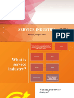 Service Industry: Strategies For A Good Service