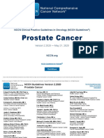 NCCN Guideline Prostate Cancer 2020