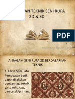 Karya Dan Teknik Seni Rupa 2D & 3D