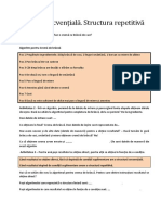 Sturcturi de Control - Introducere