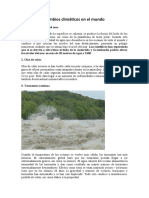 Cambios climáticos en el mundo