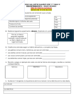 Guia de Trabajo - Ciencias Naturales