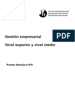 Prueba Simulacro N 2 (Gestión Empresarial)