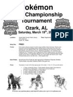 2011 AL State Championship Flyer