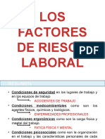 Los Factores de Riesgos Laborales