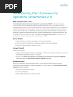 Understanding Cisco Cybersecurity Operations Fundamentals v1.0