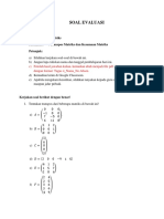 SOAL EVALUASI