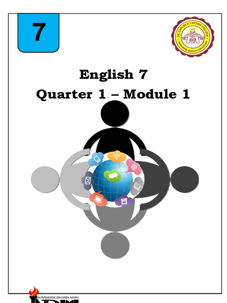 English 7 Quarter 1 - Module 1 | PDF