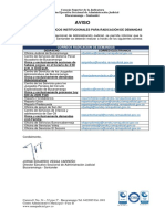 Dirección Ejecutiva Seccional de Administración Judicial de Bucaramanga publica correos electrónicos para radicar demandas en Santander