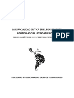 La Calle Como Espacio de Disputas Sociales