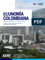 Economía Colombiana 2010-2015 EAFIT