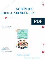 SESIÓN 4  - IDENTIFICACIÓN DE PERFIL LABORAL  Y CV.pptx