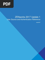 Zenworks 2017 Update 1: User Source and Authentication Reference