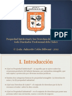 Prop Intelectual y Derechos de Autor