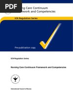 Nursing Care Continuum Framework and Competencies: ICN Regulation Series