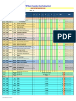 PMP Exam Preparation Plan (Tracking Sheet)