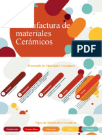 Manufactura Materiales Cerámicos