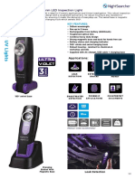 I-Spector UV: Rechargeable UV 395nm LED Inspection Light