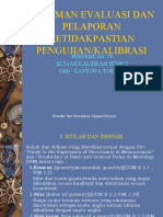 Pedoman Evaluasi Dan Pelaporan Ketidakpastian P4