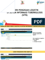 Materi Pengisian Logistik Di Sistem Informasi Tuberkulosis (Sitb)