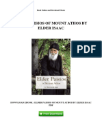 Elder Paisios of Mount Athos by Elder Isaac: Read Online and Download Ebook