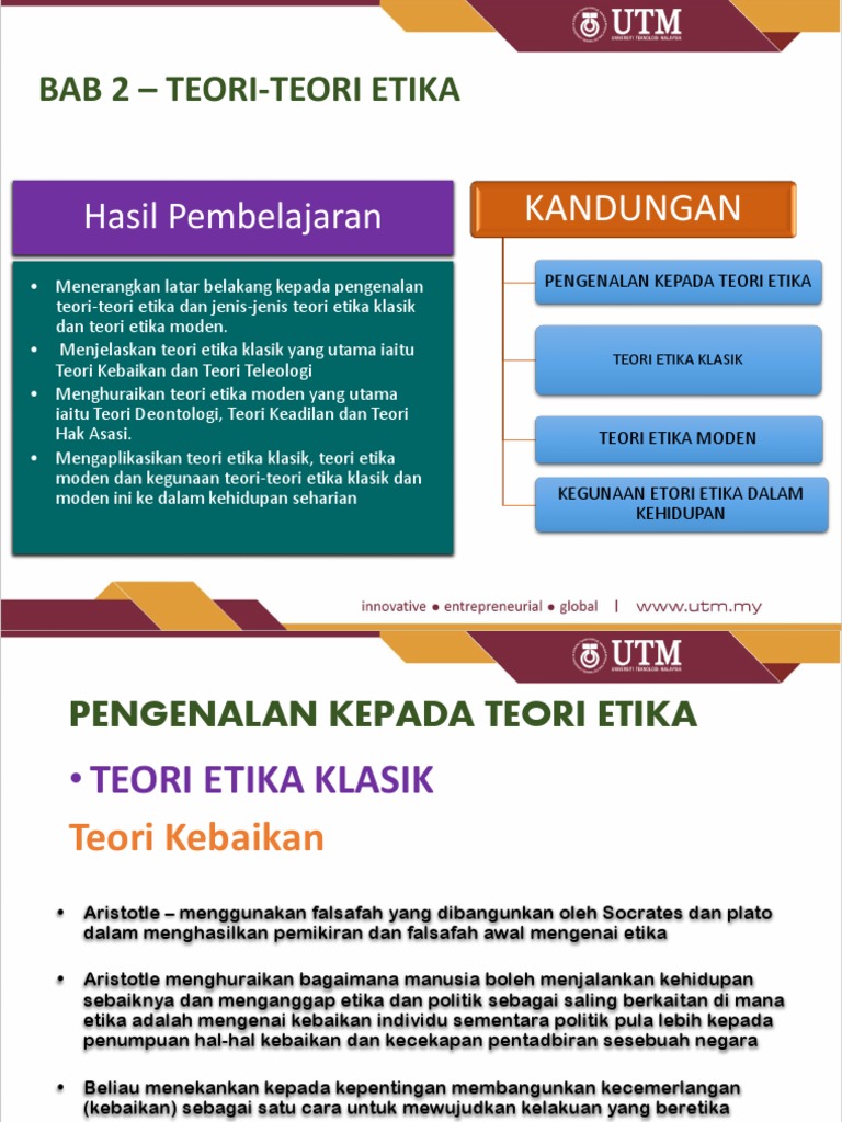 Kuliah 2 Teori Teori Etika Encik Azlah Pdf