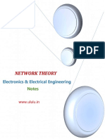 Network Theory Notes PDF