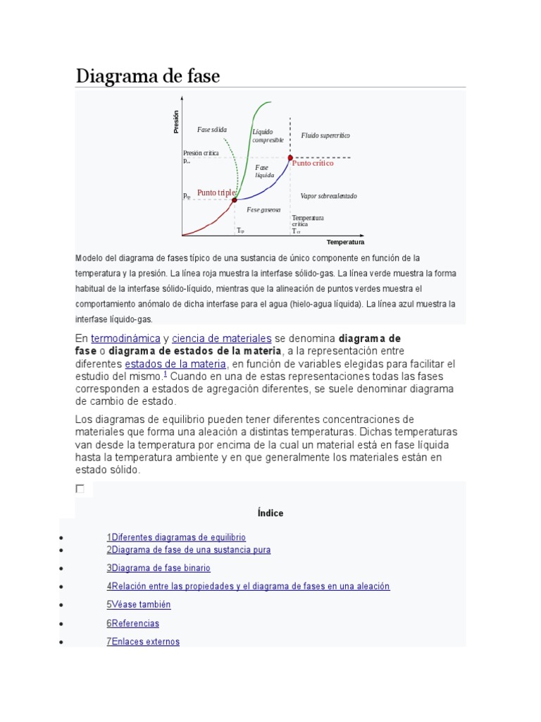 Diagramas de Fase y Aleaciones | PDF | Diagrama de fases | Fase (materia)