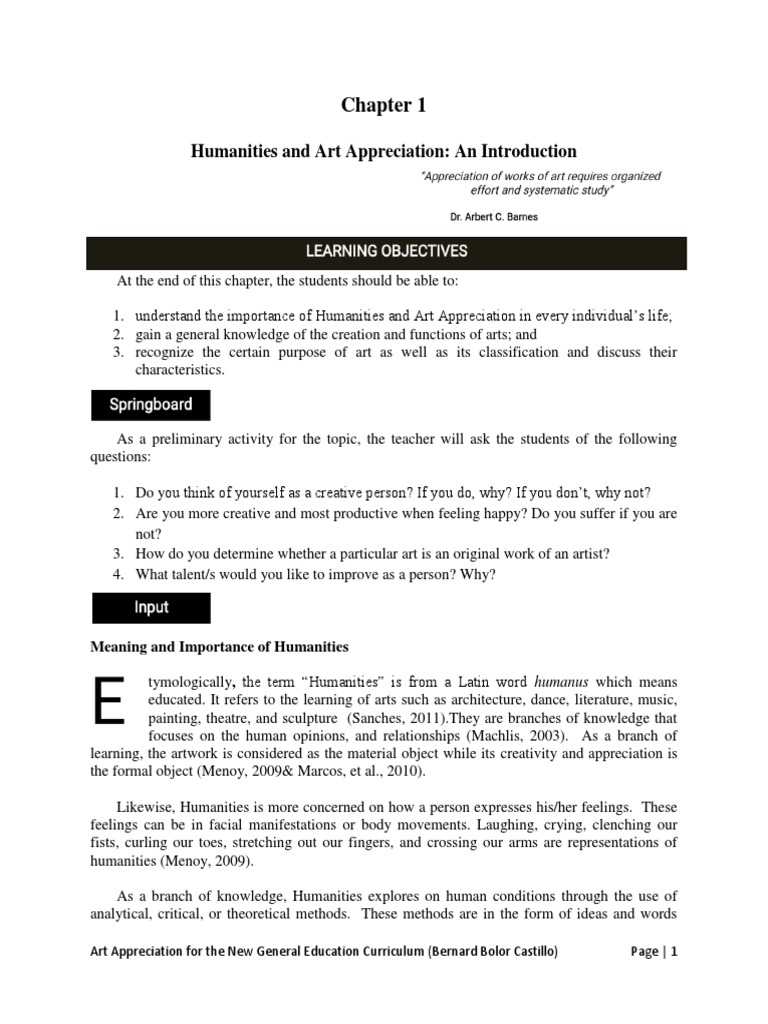 ART-APPRECIATION Work Book PDF | PDF | Textiles | Yarn