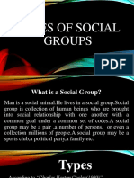 Types of Social Groups: by MD Aaquib Sahrwardi