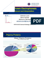 CC1M C Lynch - Plasma Protein Electrophoresis