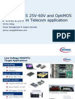 New OptiMOS 25V-60V and OptiMOS 3 200/250V in Telecom Application