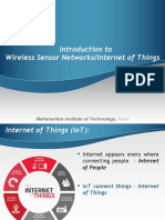 Introduction To Wireless Sensor Networks/Internet of Things: Maharashtra Institute of Technology