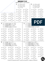 (Worksheet) Set 2 (Form 4)