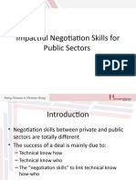 Impactful Negotiation Skills