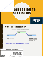 Week 1 Intro Statistics