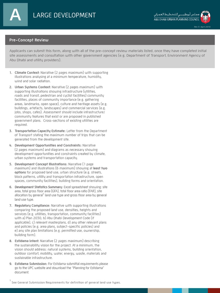 Pre-Concept Review Submission Guidelines | PDF | Transport | Energy And ...